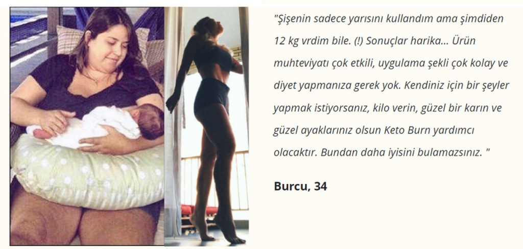 Keto Burn damla kullanıcı yorumları